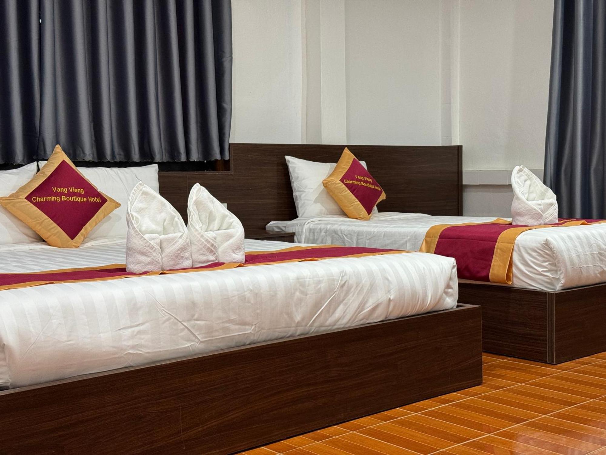 Vangvieng Charming Boutique Hotel ヴァンヴィエン エクステリア 写真