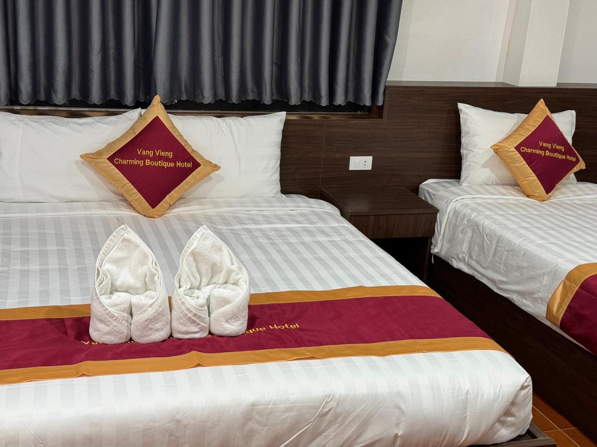 Vangvieng Charming Boutique Hotel ヴァンヴィエン エクステリア 写真